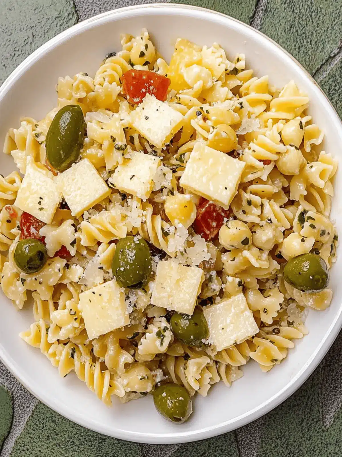 Dirty Martini Pasta Salad