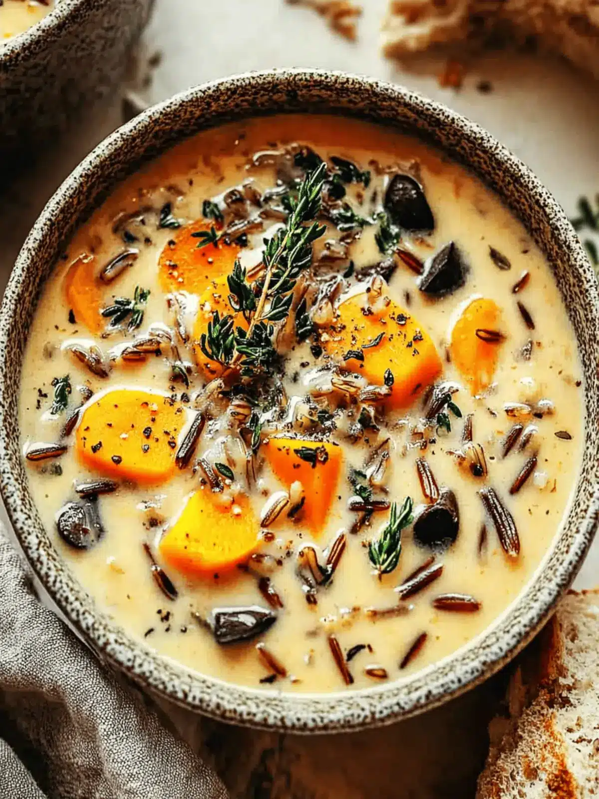 Autumn Wild Rice Soup