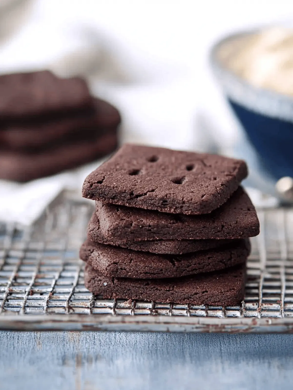 Chocolate Shortbread Cookies