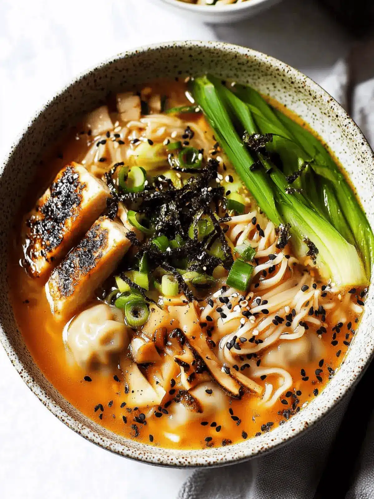 Dumpling Ramen Soup