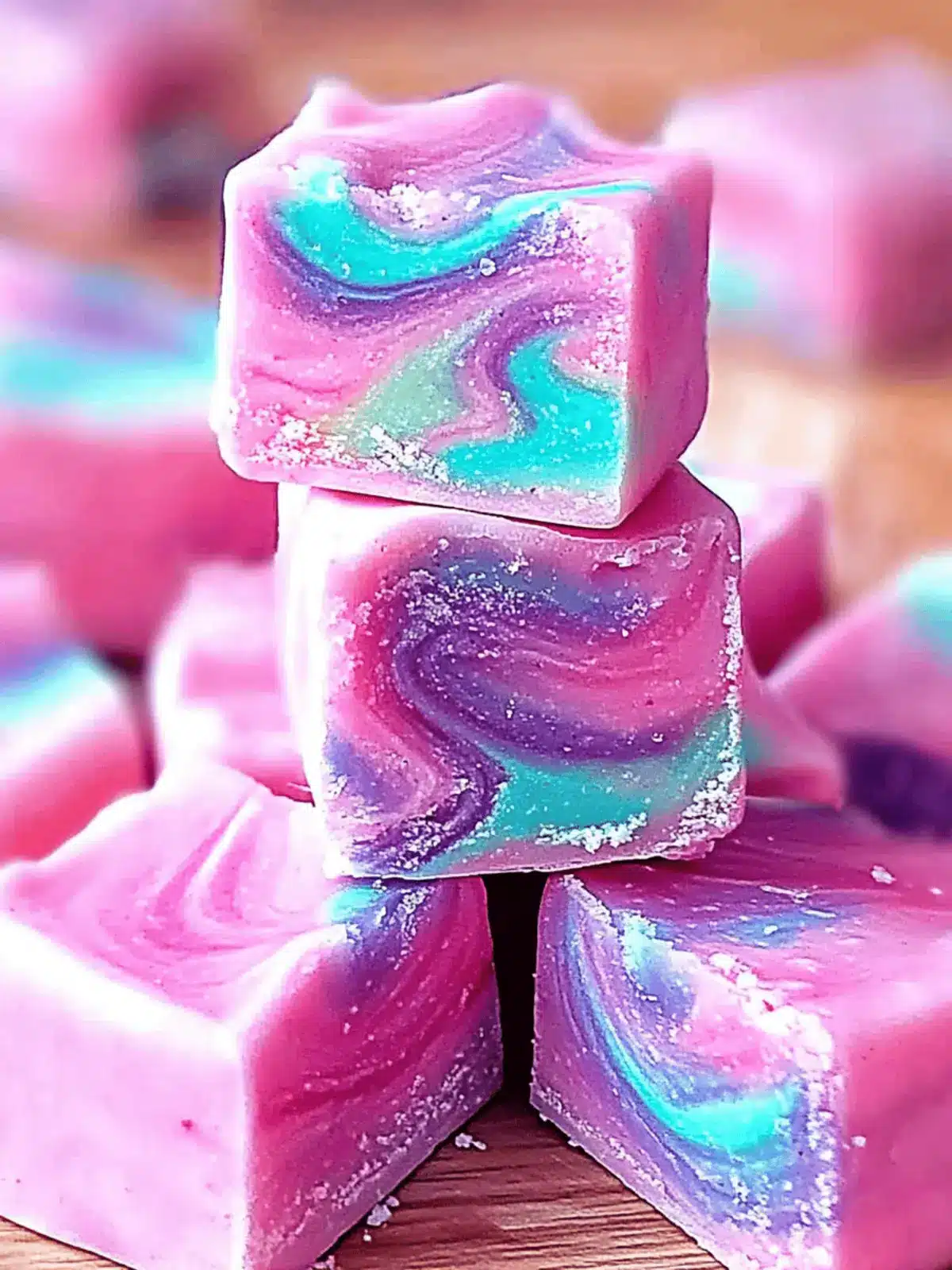Galactic Cotton Candy Fudge