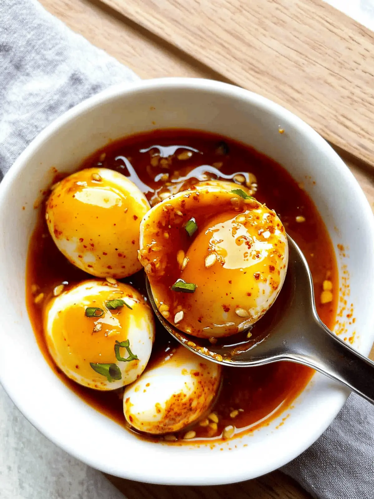 Spicy Gochujang Eggs