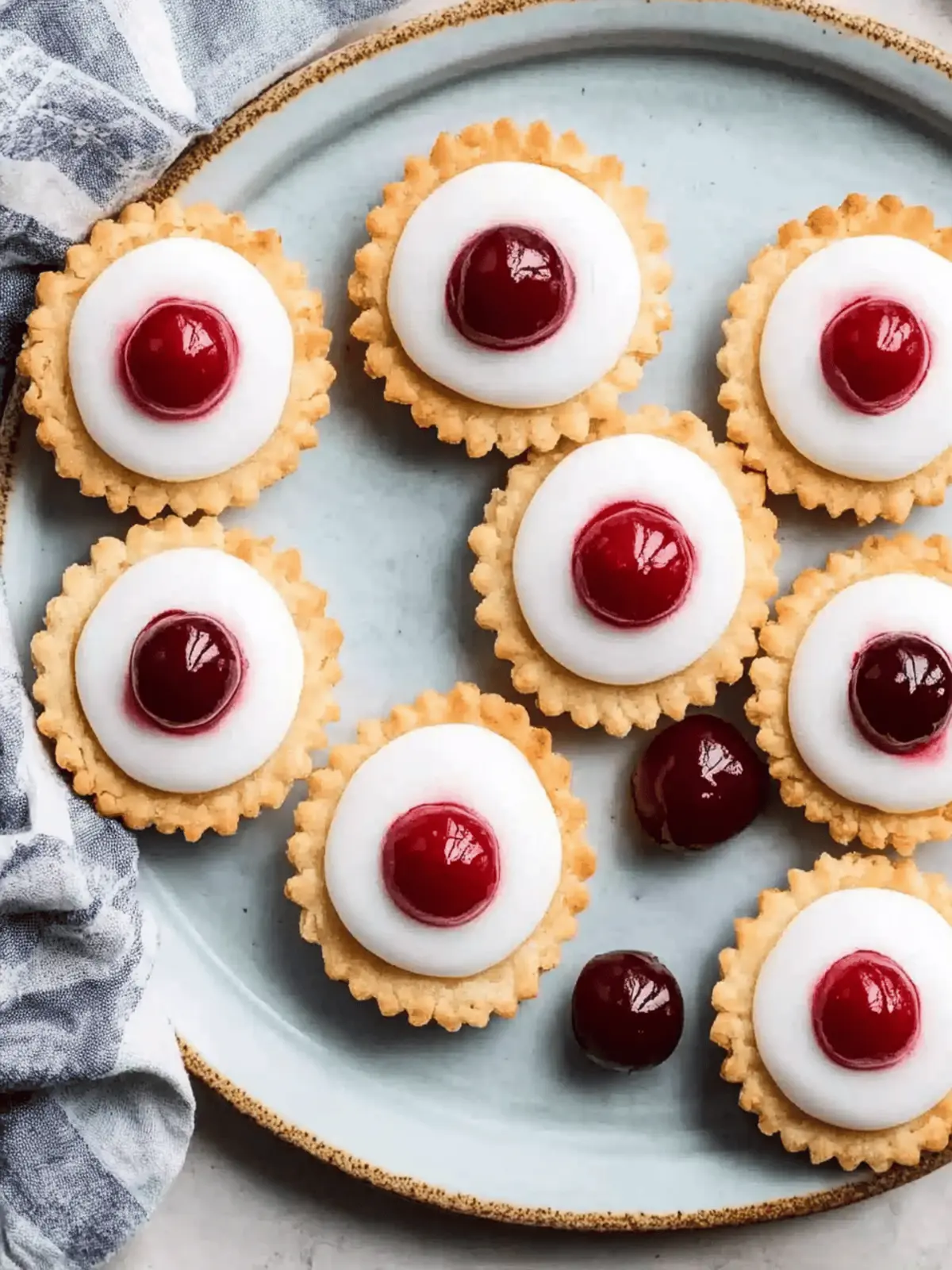 Mini Cherry Bakewell Tartlets