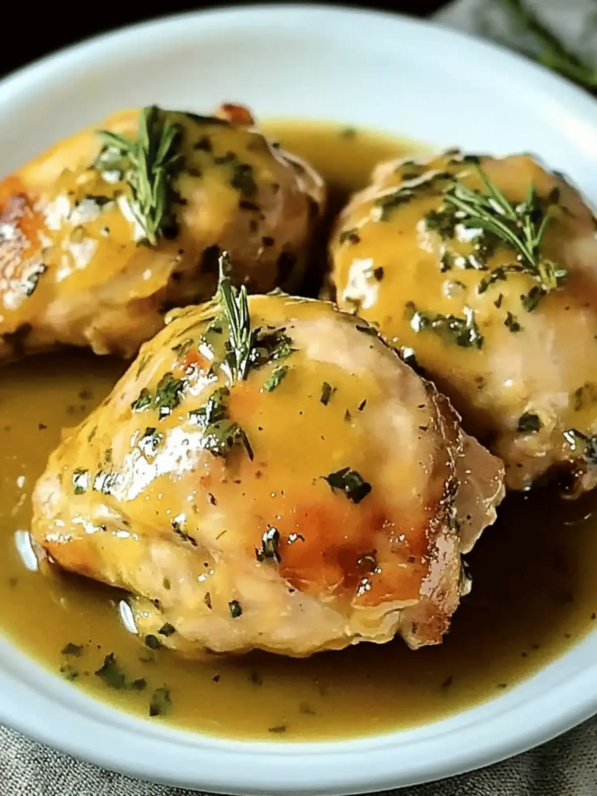 Slow Cooker Honey Mustard Chicken