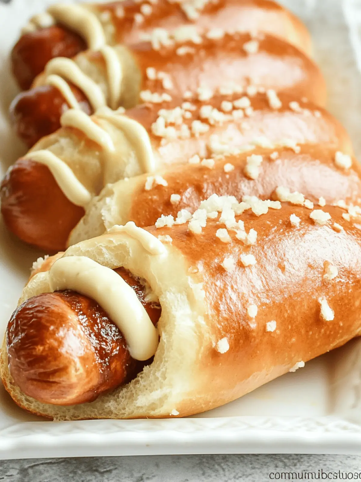 Homemade Pretzel Dogs