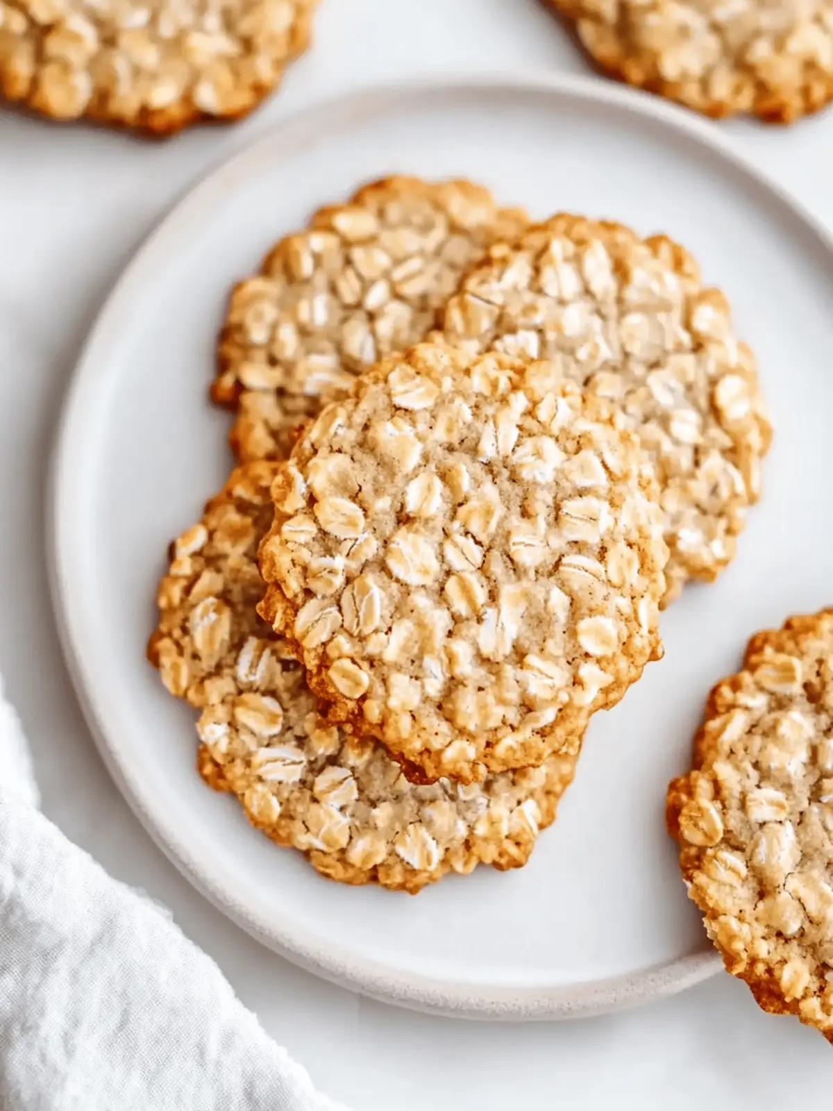 Honey Oatmeal Cookies