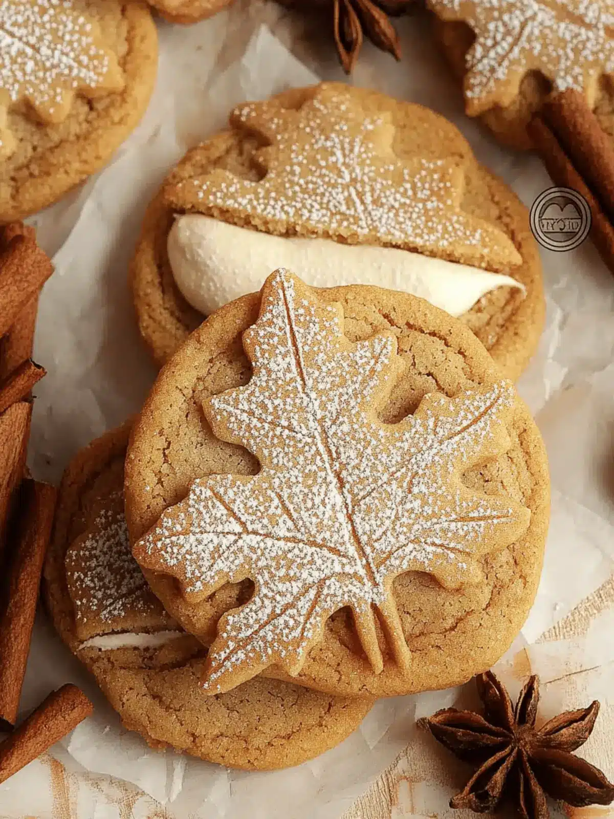 Vegan Maple Cream Cookies