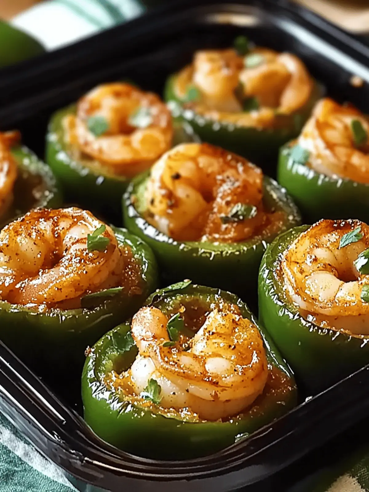 Fiery Cajun Shrimp Stuffed Jalapeños