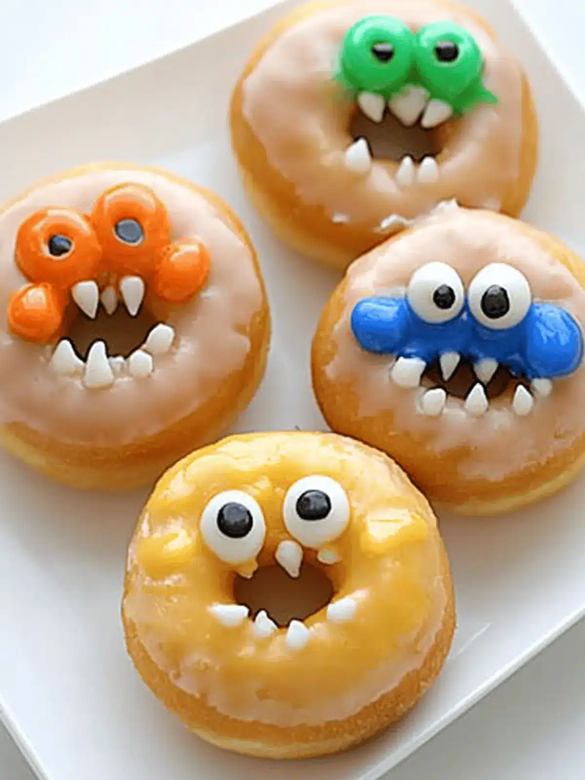 Halloween Monster Donuts