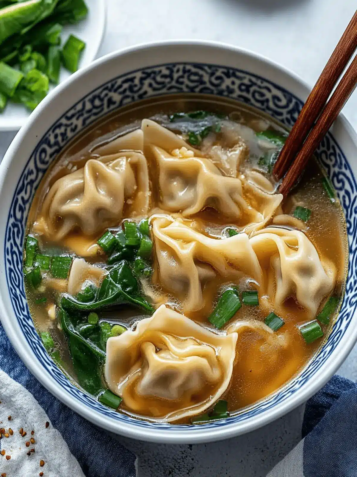 Wonton Noodle Soup