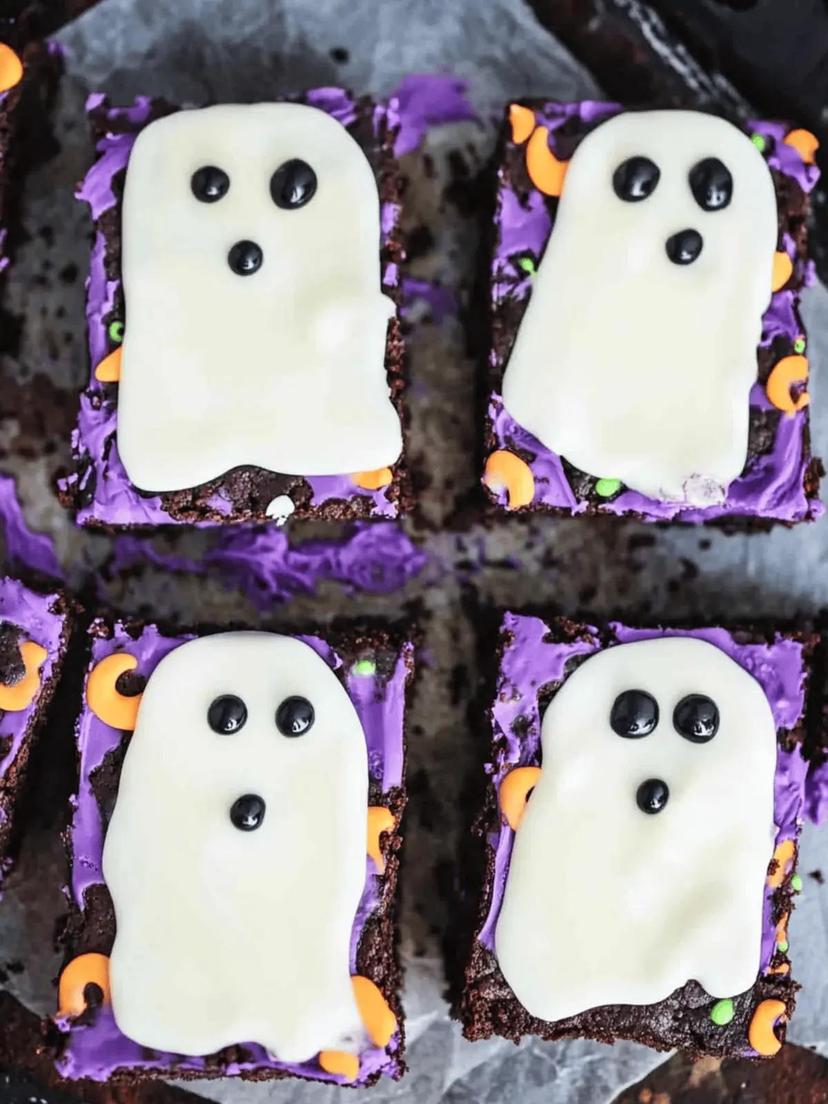 Halloween Ghost Brownies