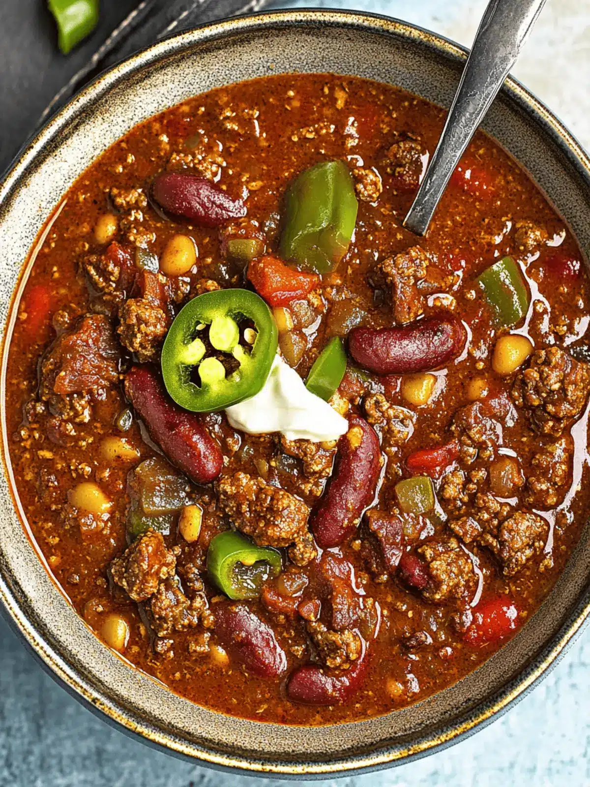 Short Rib and Chorizo Chili