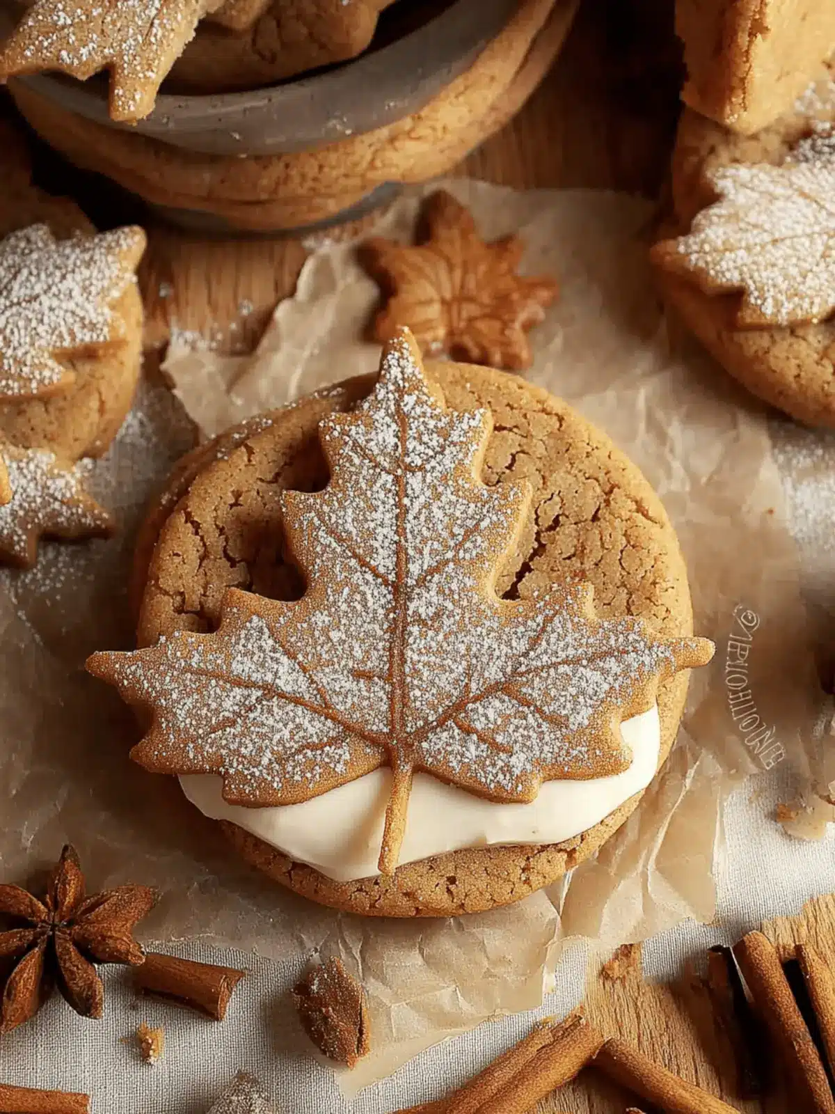 Vegan Maple Cream Cookies