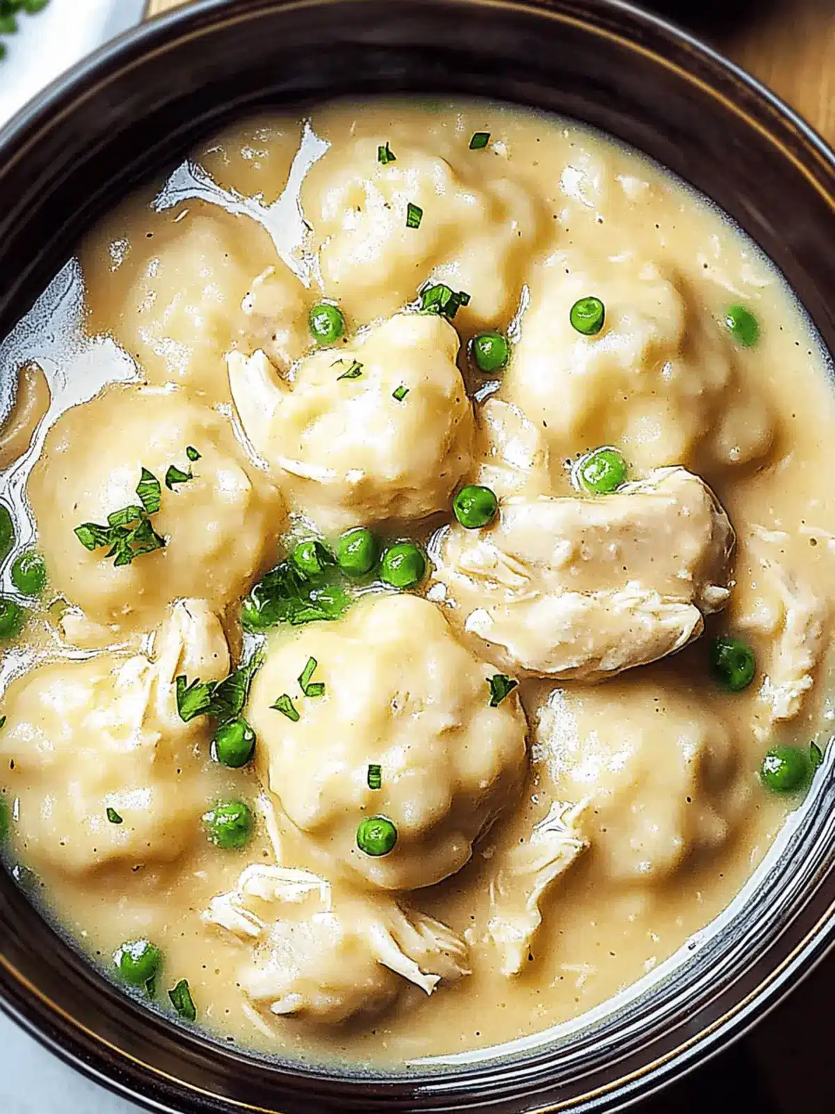 Slow Cooker Chicken & Dumplings