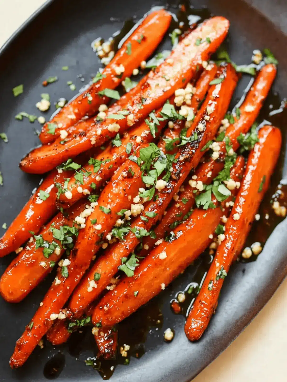 Gochujang Oven Roasted Carrots