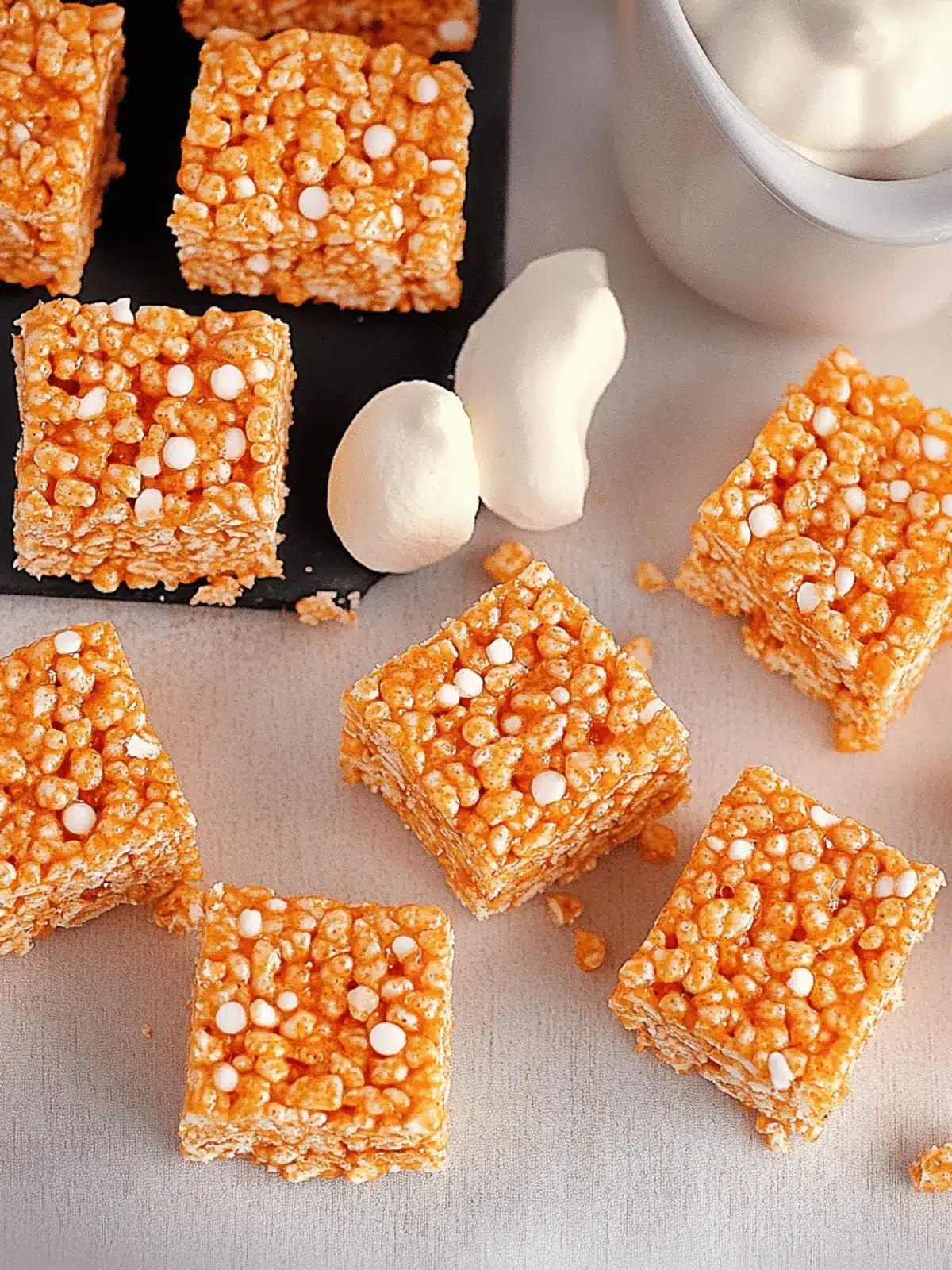 Pumpkin Rice Krispy Treats: A Cozy No-Bake Fall Favorite Pumpkin Rice Krispy Treats