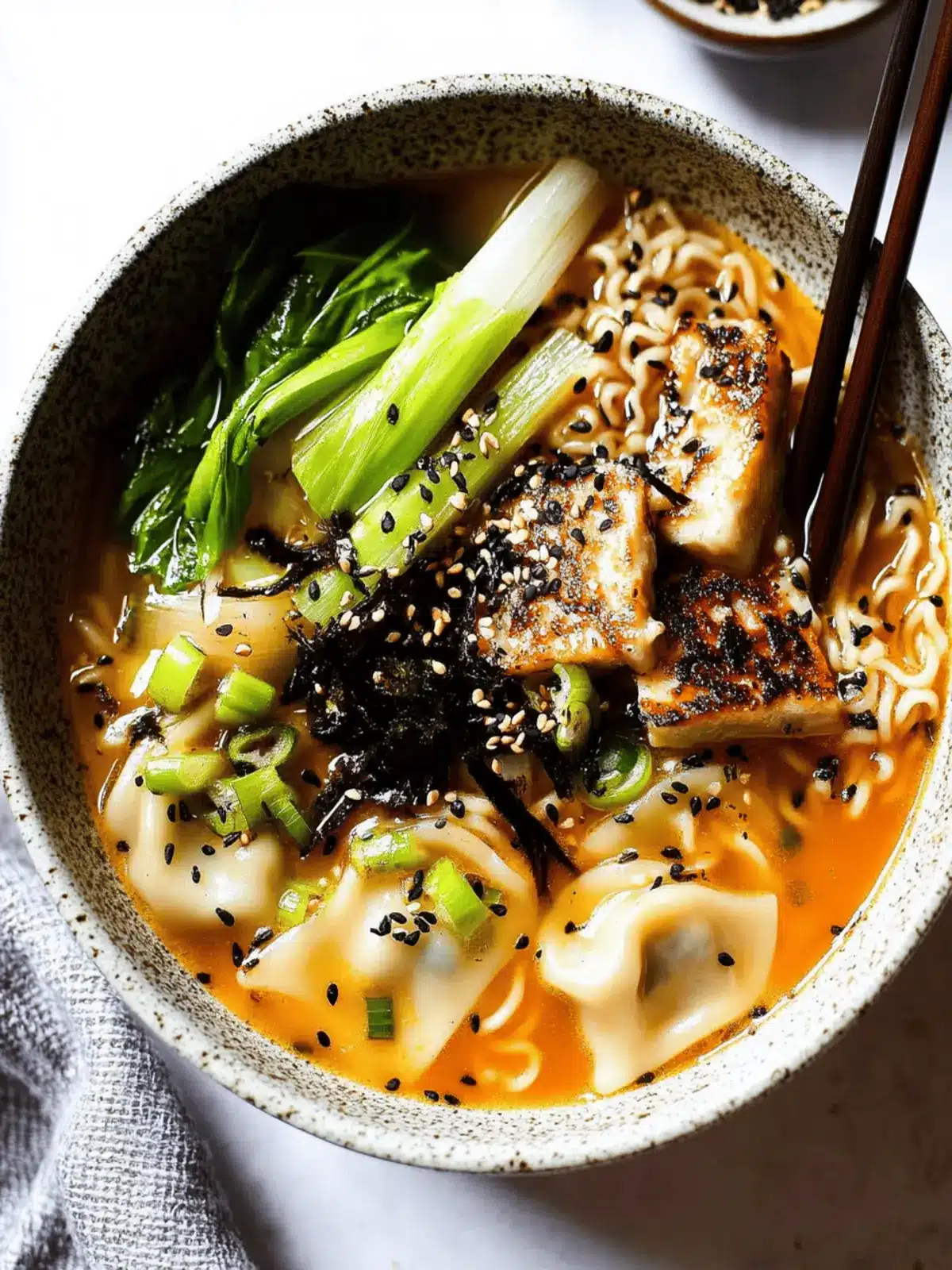 Dumpling Ramen Soup