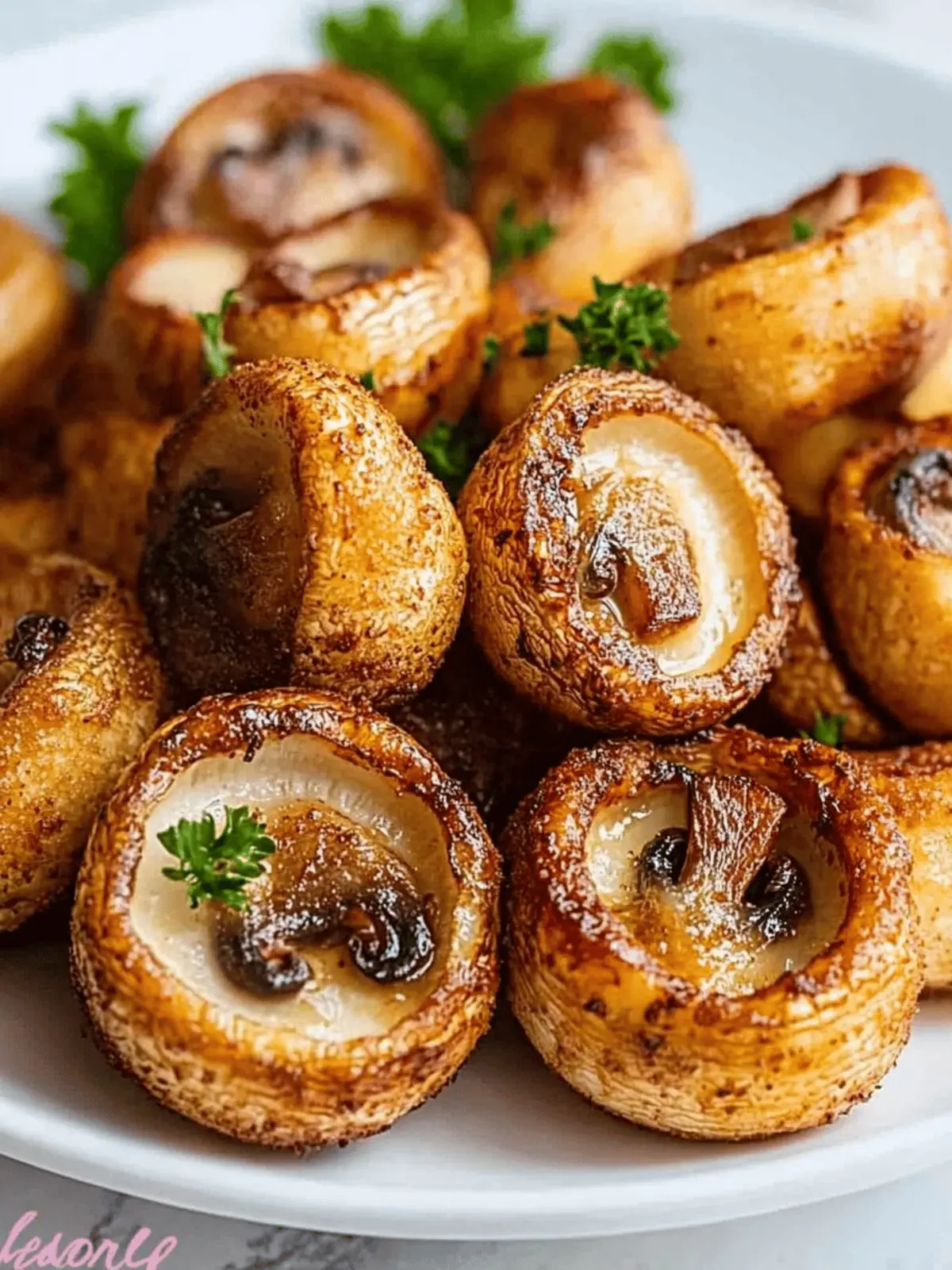 Air Fryer Mushrooms