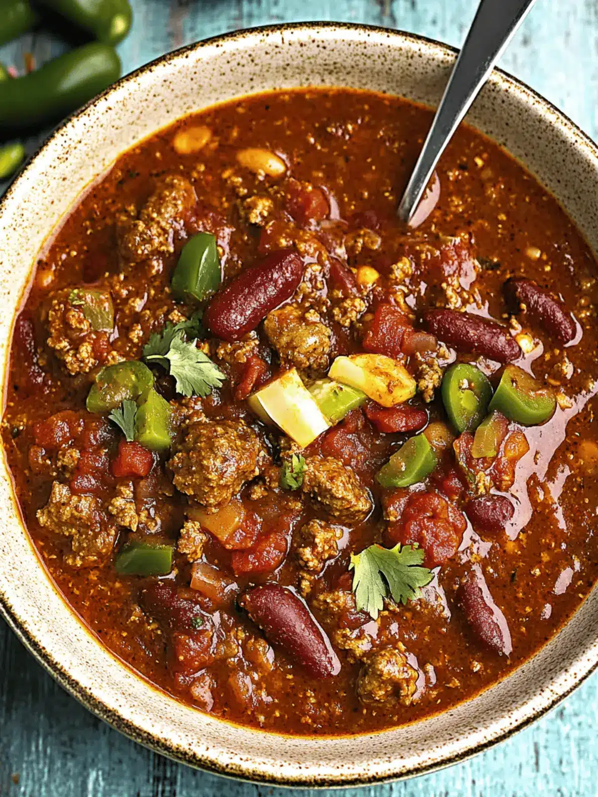 Short Rib and Chorizo Chili