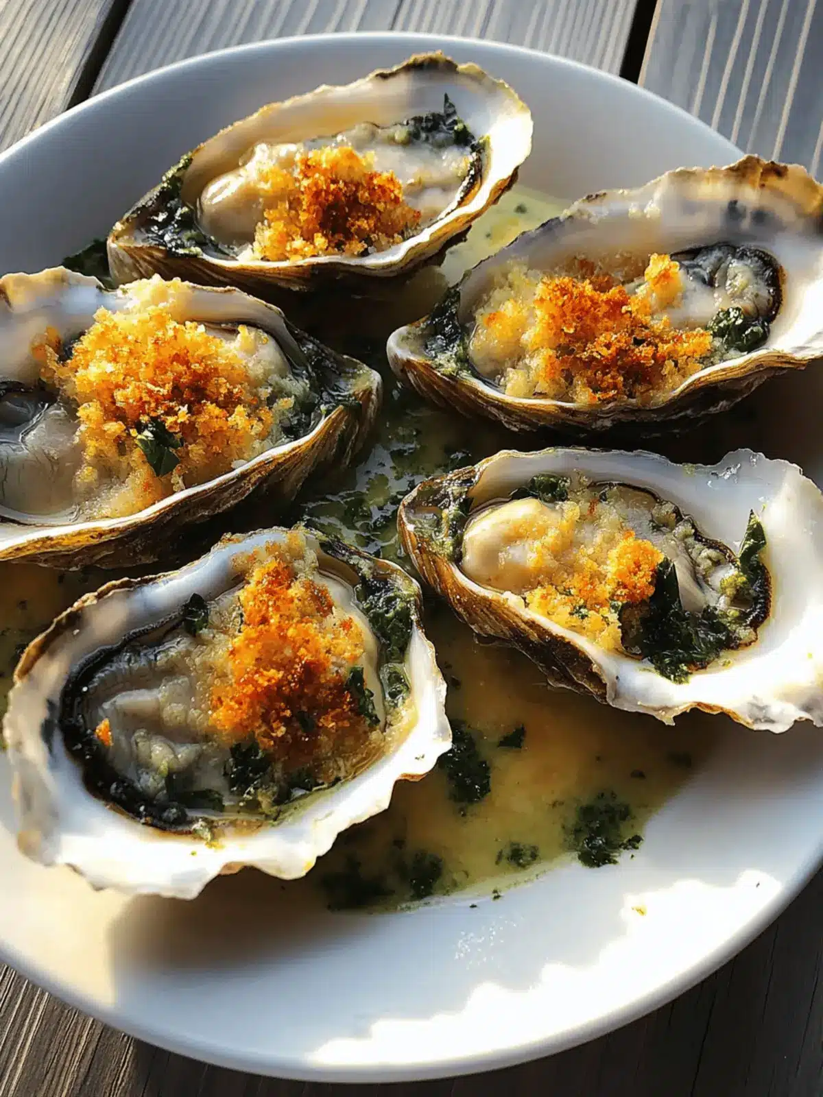 Oysters Rockefeller