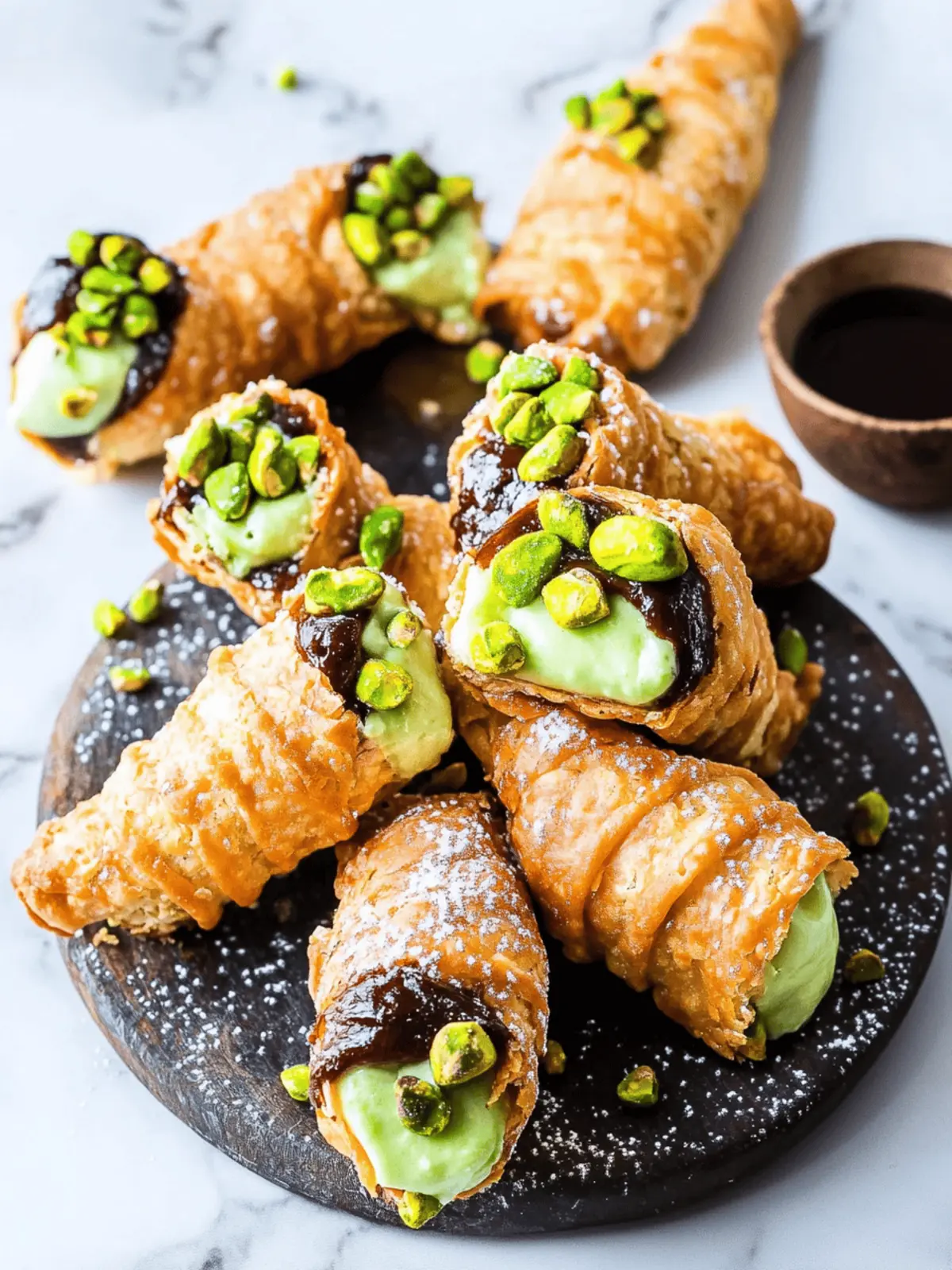 Pistachio Cannoli