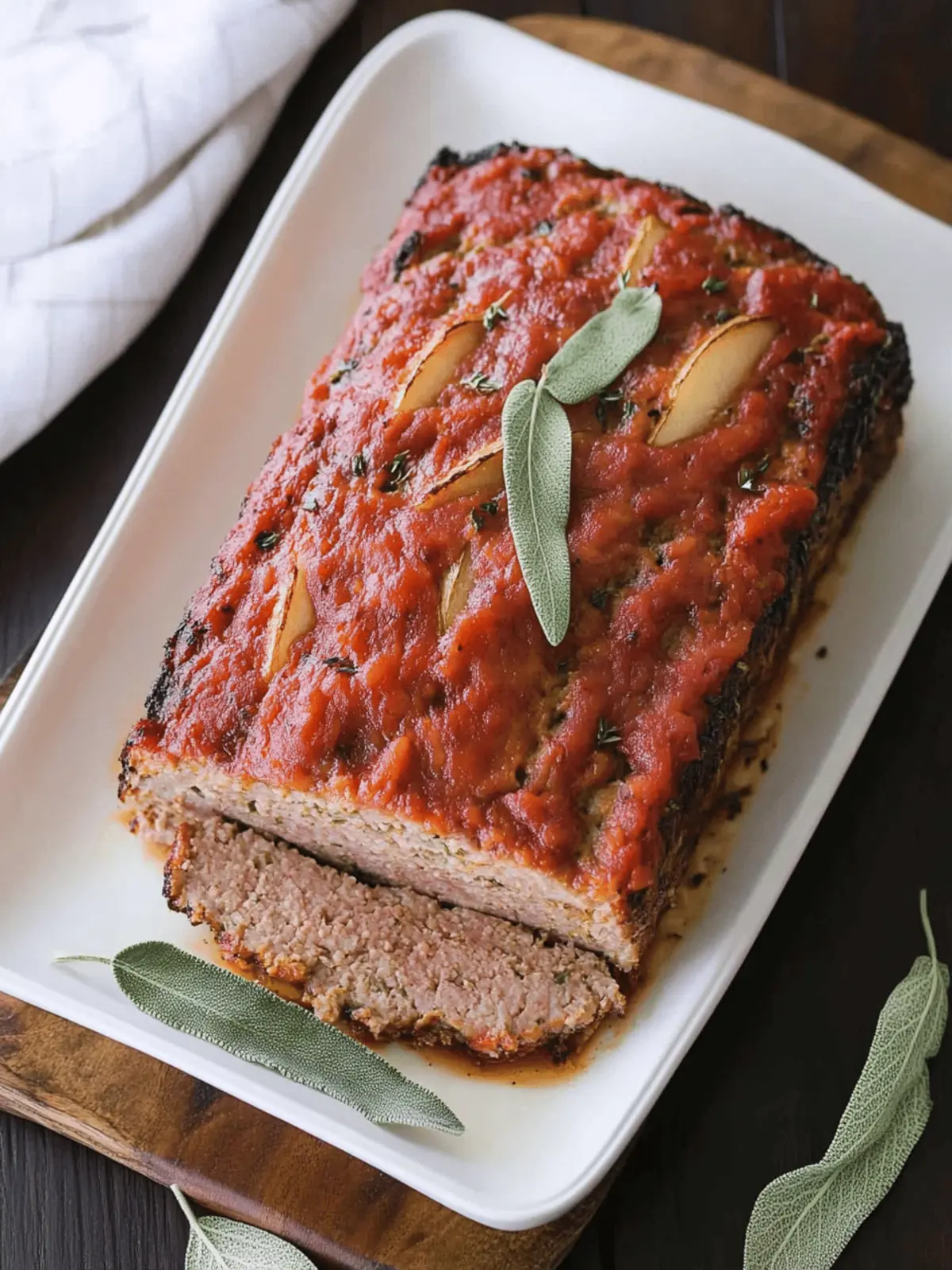 Pork, Apple and Sage Meatloaf