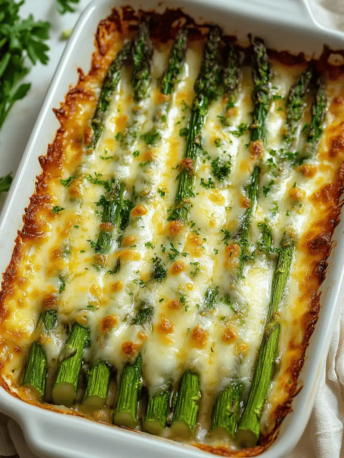 Cheesy Baked Asparagus