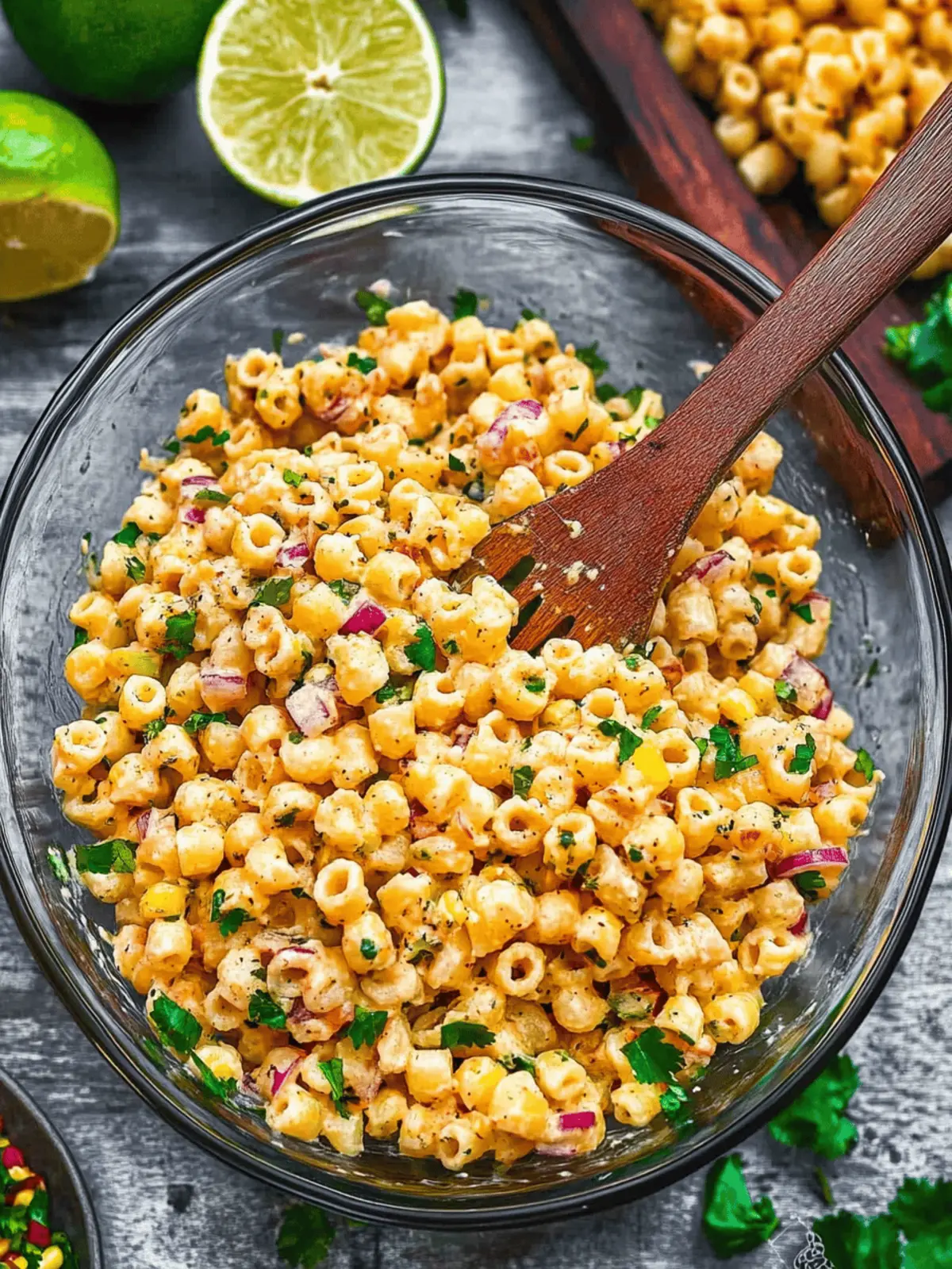 Easy Elote Pasta Salad