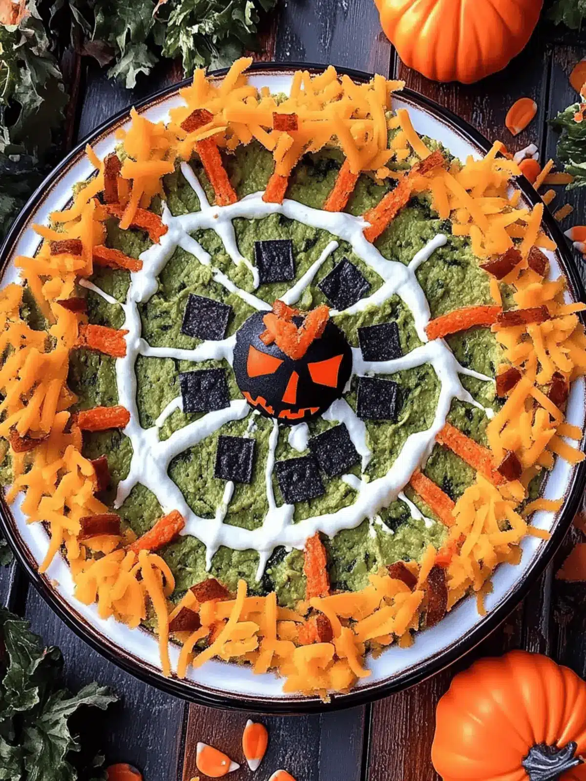 Halloween Taco Dip