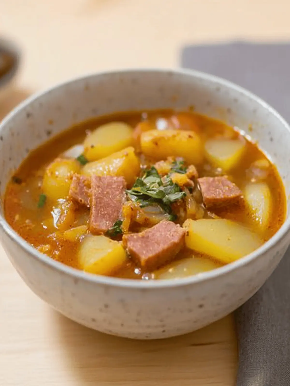 Korean Potato and Spam Stew