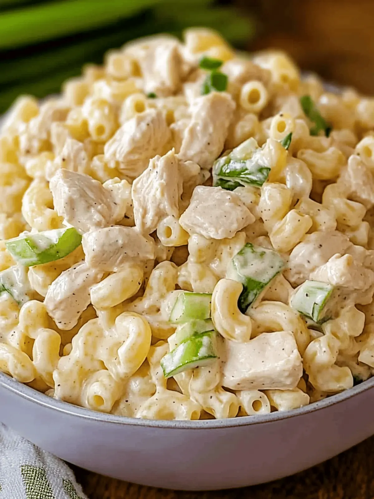 Cold Chicken Macaroni Salad