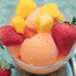 Mango Strawberry Sorbet
