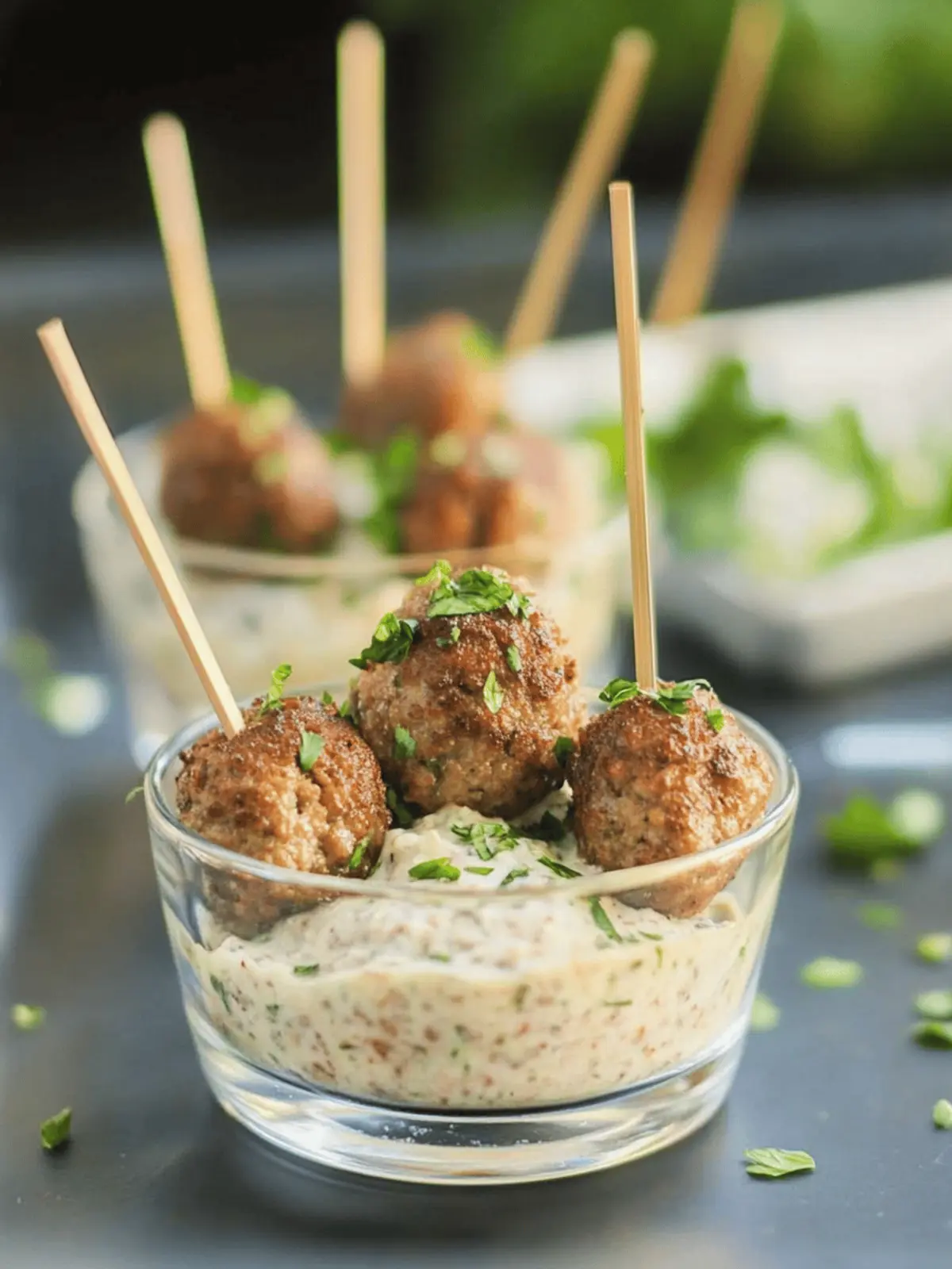 Meatballs With Tzatziki