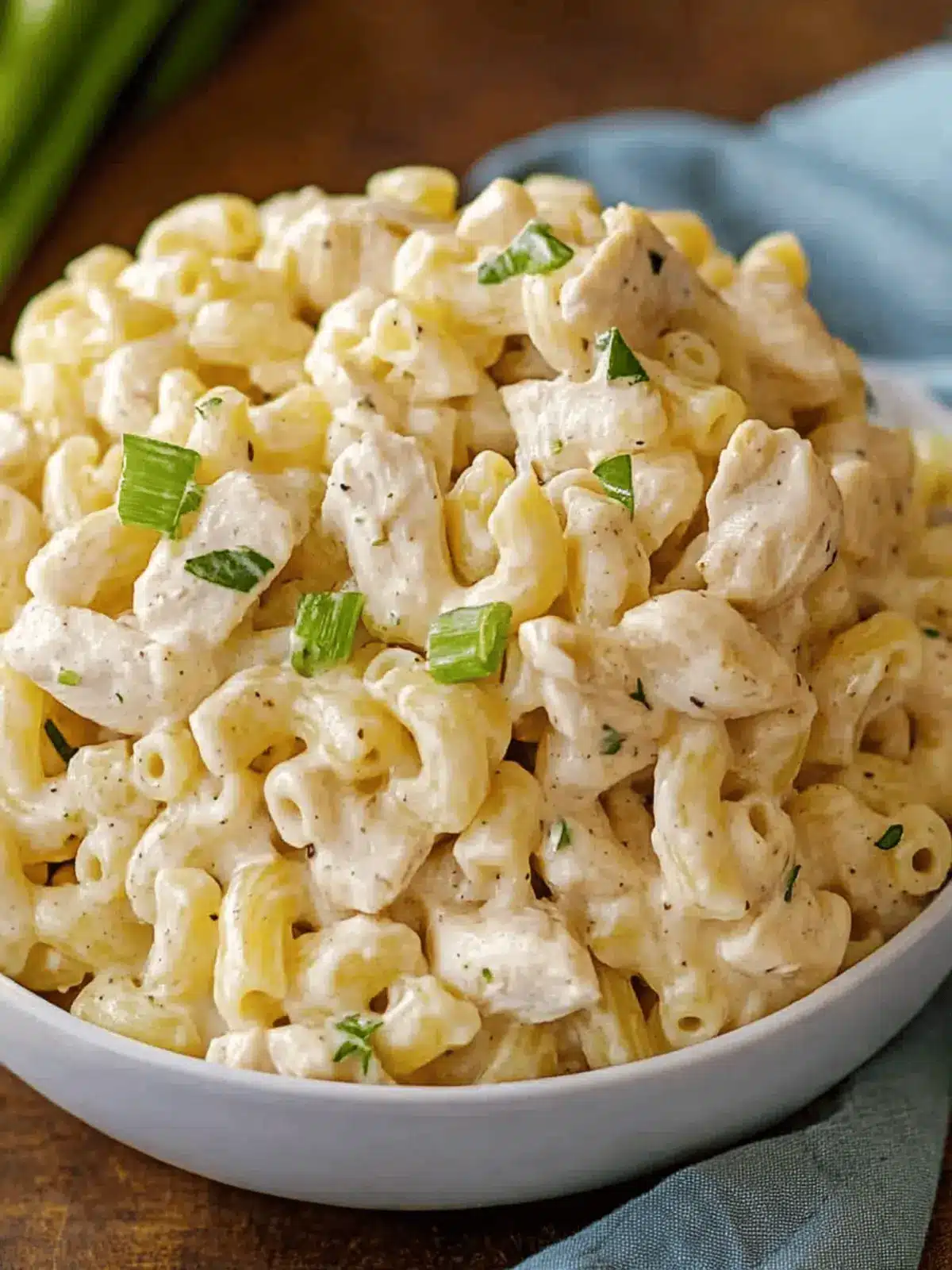 Cold Chicken Macaroni Salad