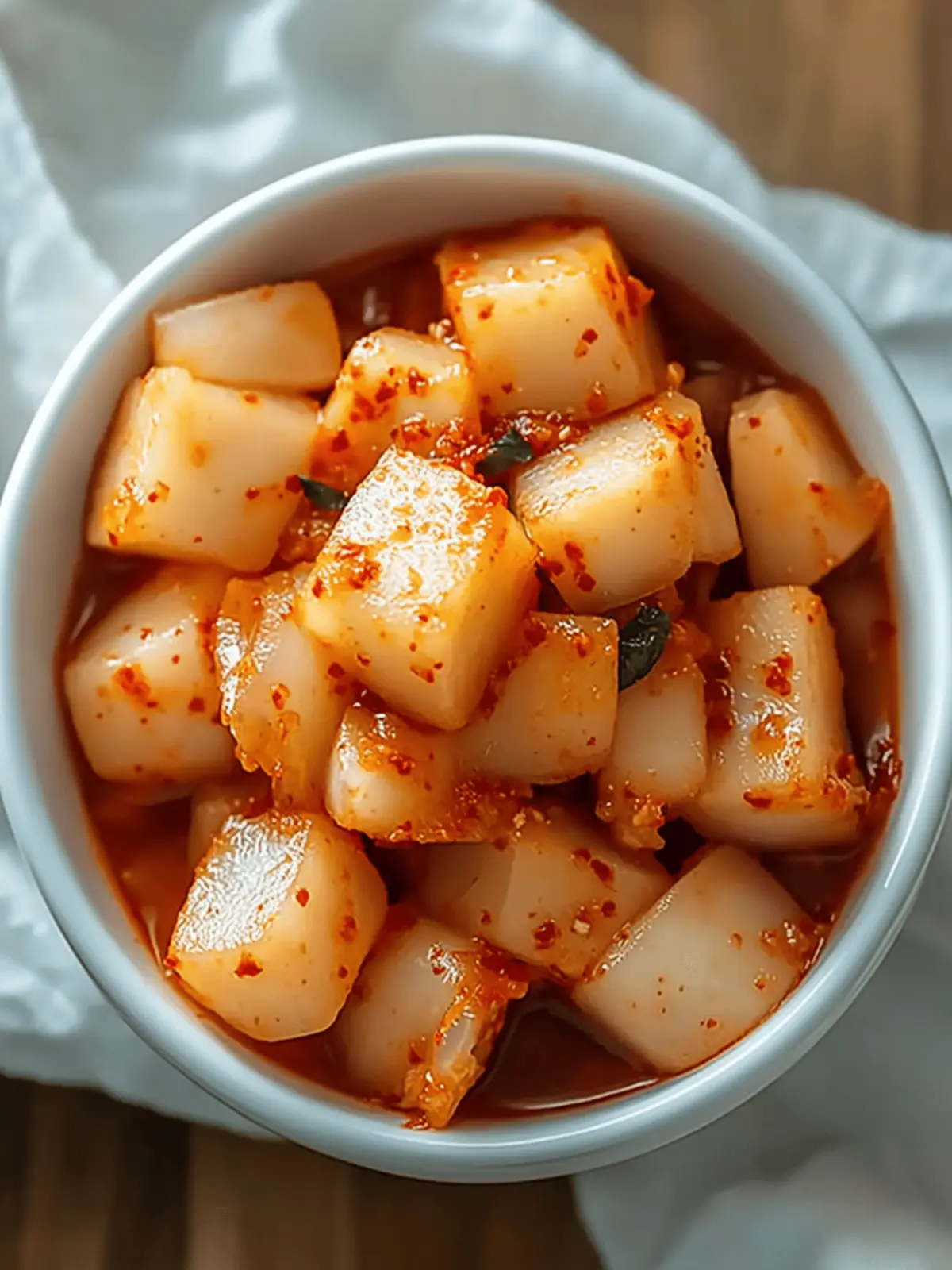 Korean Radish Kimchi