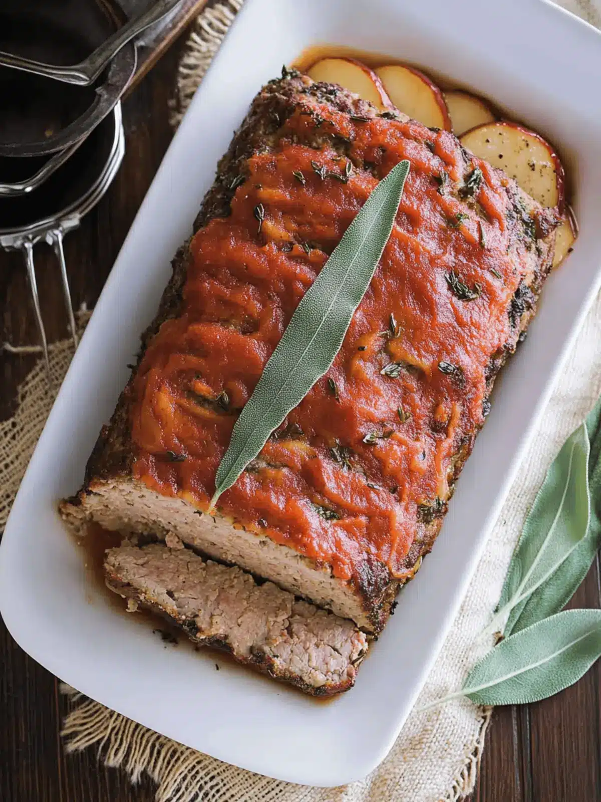 Pork, Apple and Sage Meatloaf