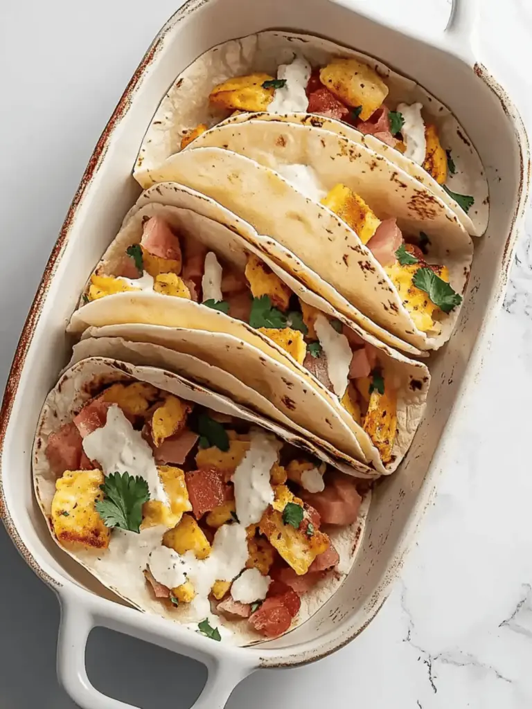 Baked Breakfast Tacos