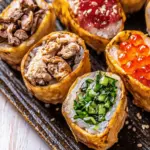 Inari Sushi with 5 Type Toppings
