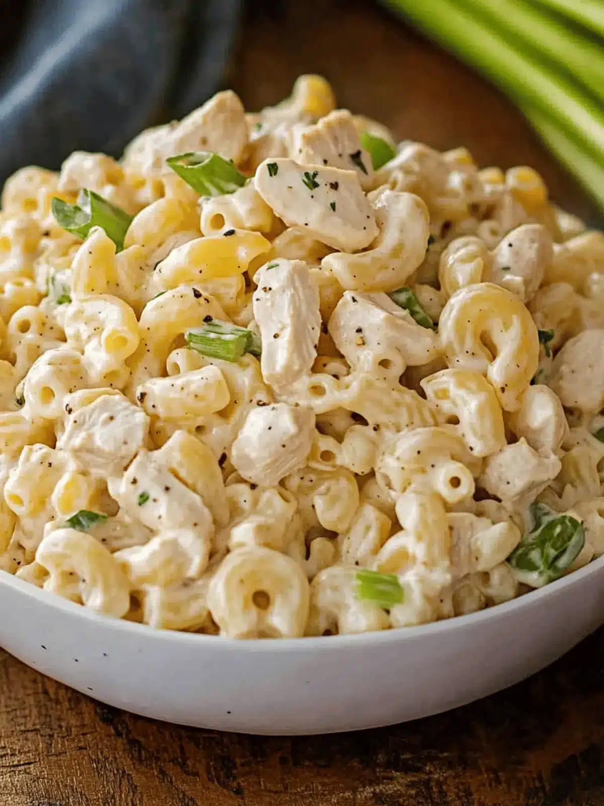 Cold Chicken Macaroni Salad