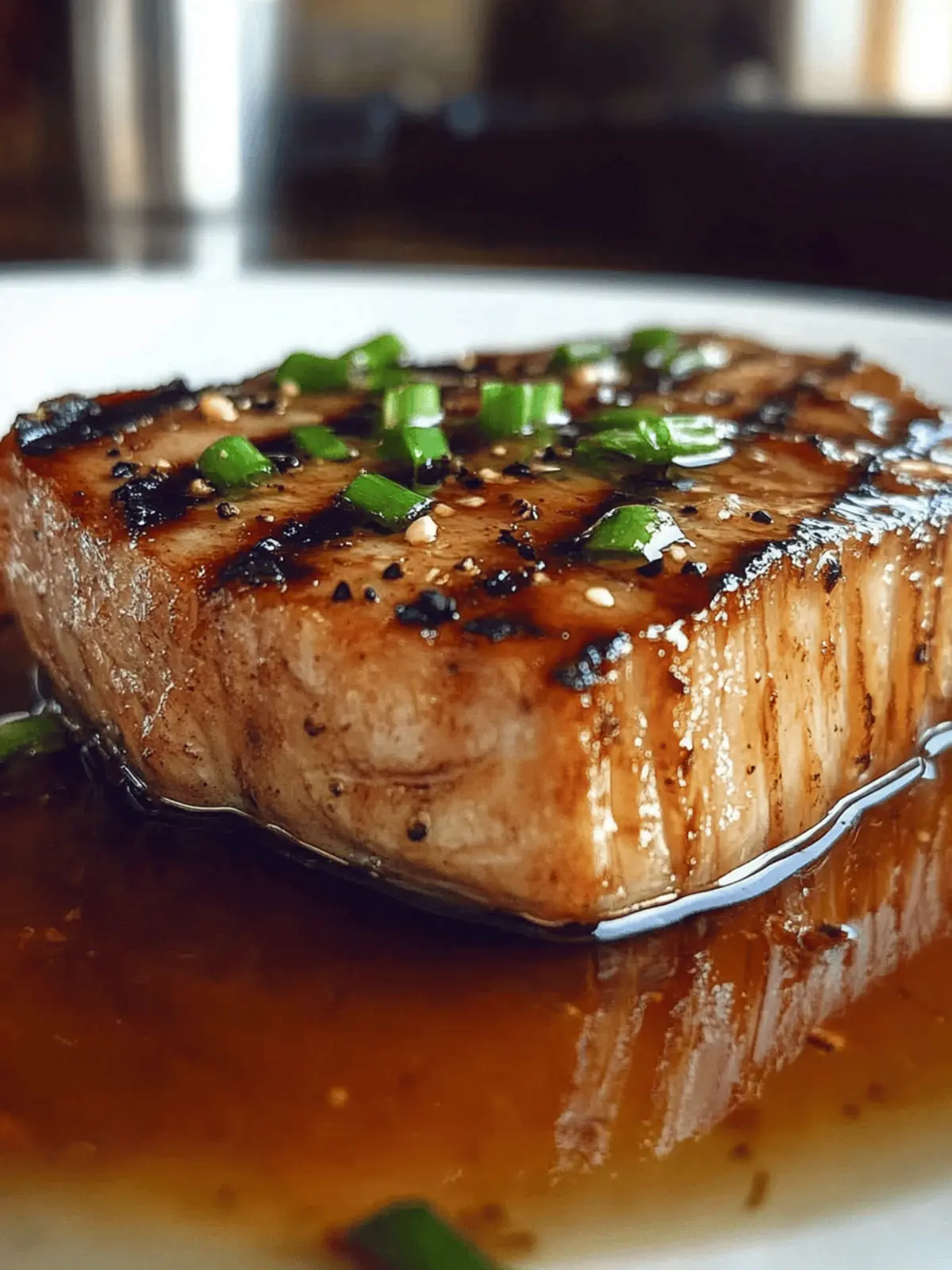 Grilled Soy-Ginger Tuna Steak