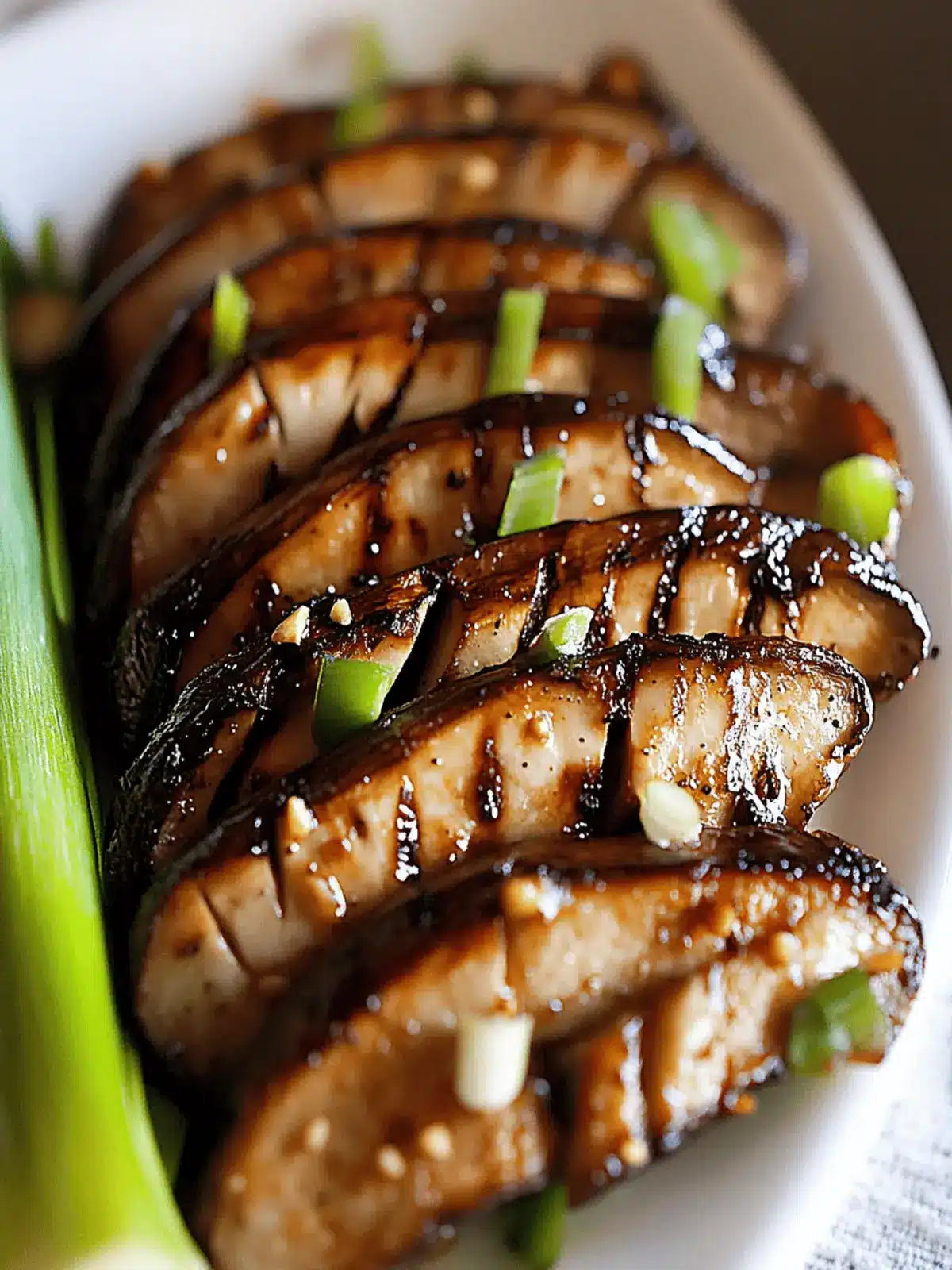 Marinated Grilled Portobello Mushrooms