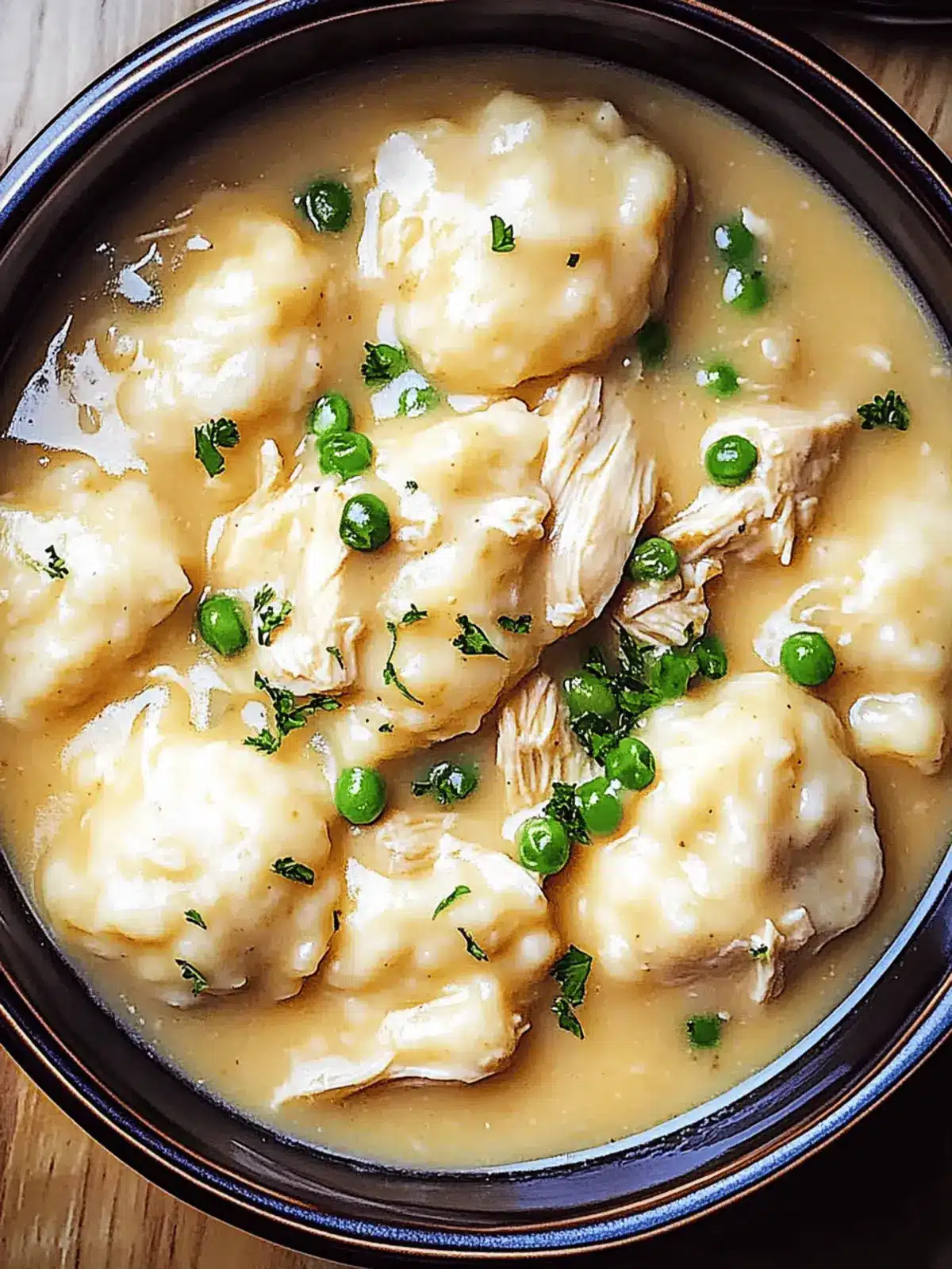 Slow Cooker Chicken & Dumplings