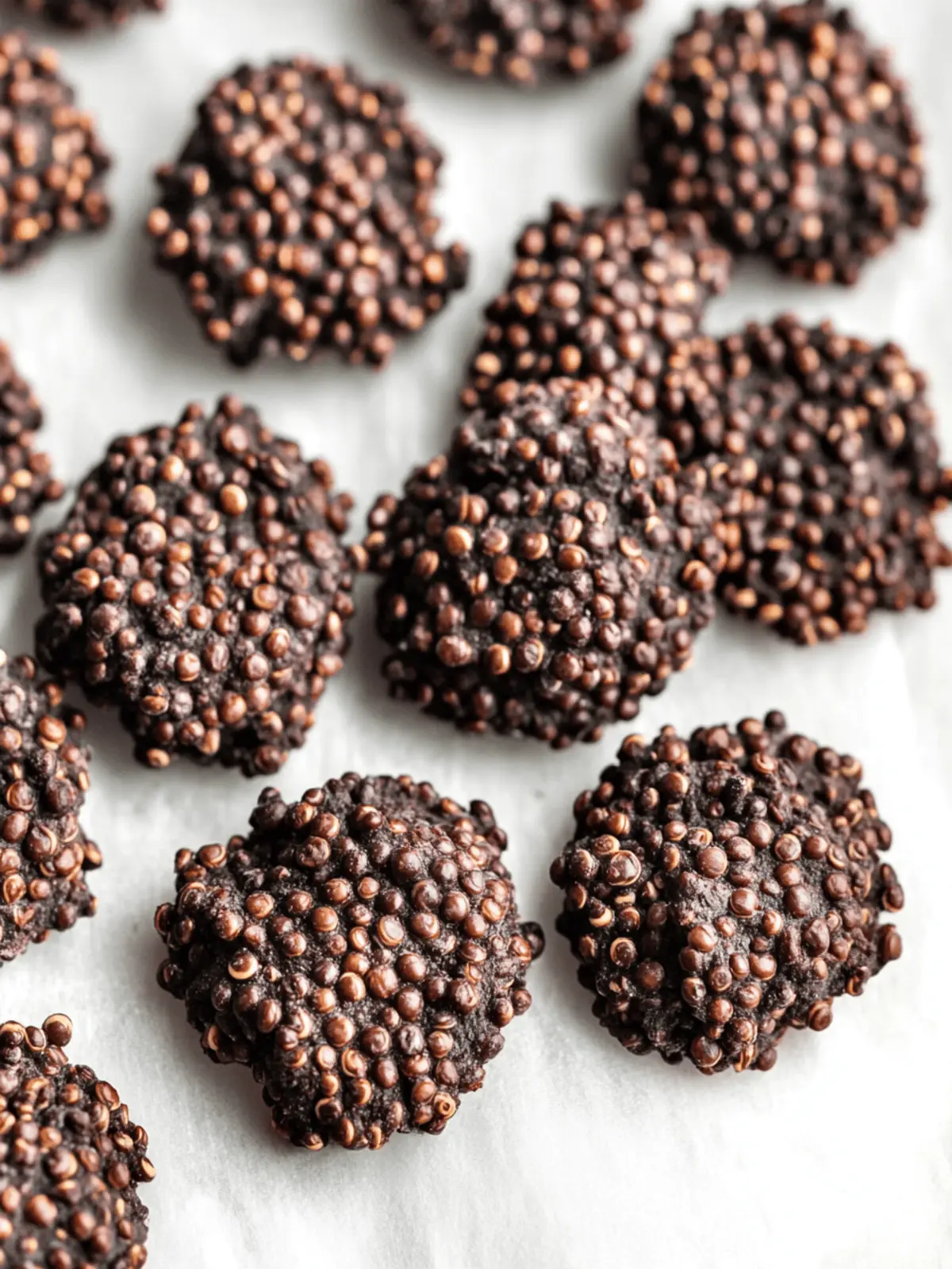 Dark Chocolate Quinoa Crisps