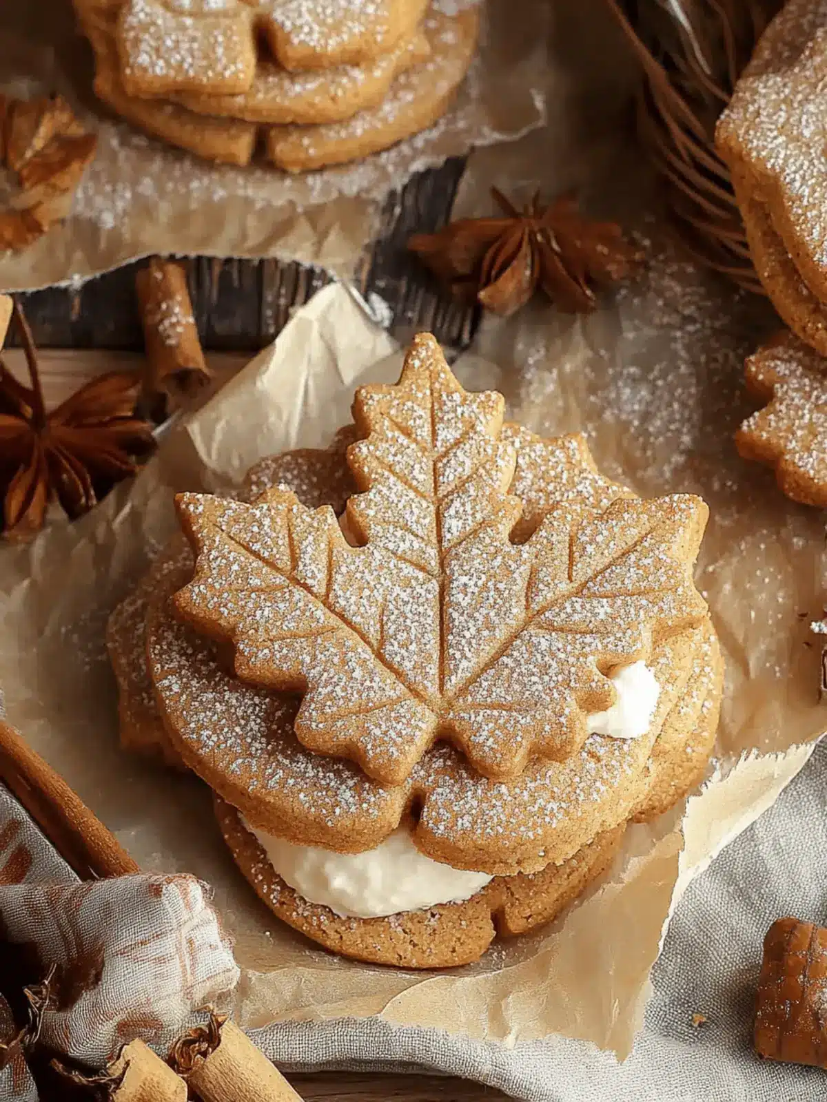 Vegan Maple Cream Cookies