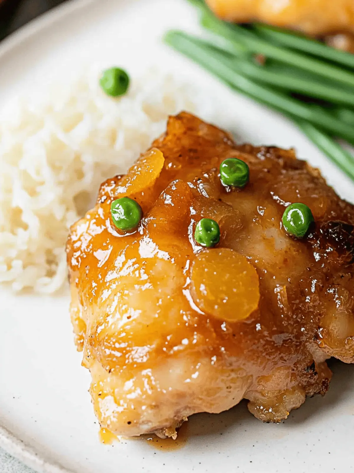 Baked Apricot Chicken Thighs