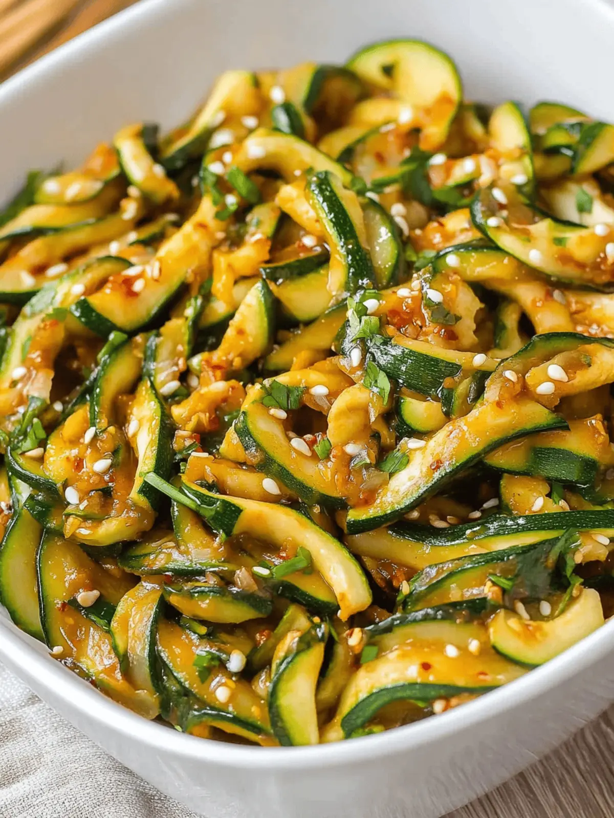 Spicy Garlic Chinese Zucchini