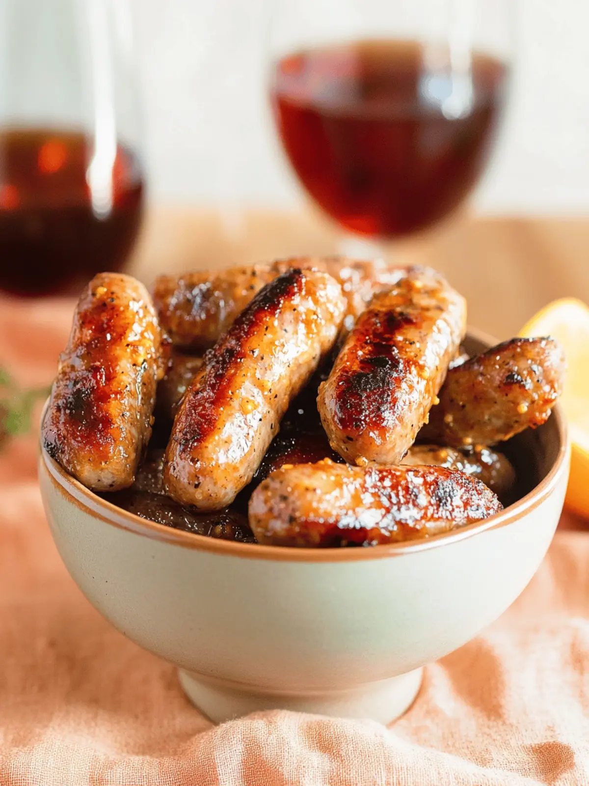 Honey & Mustard Cocktail Sausages