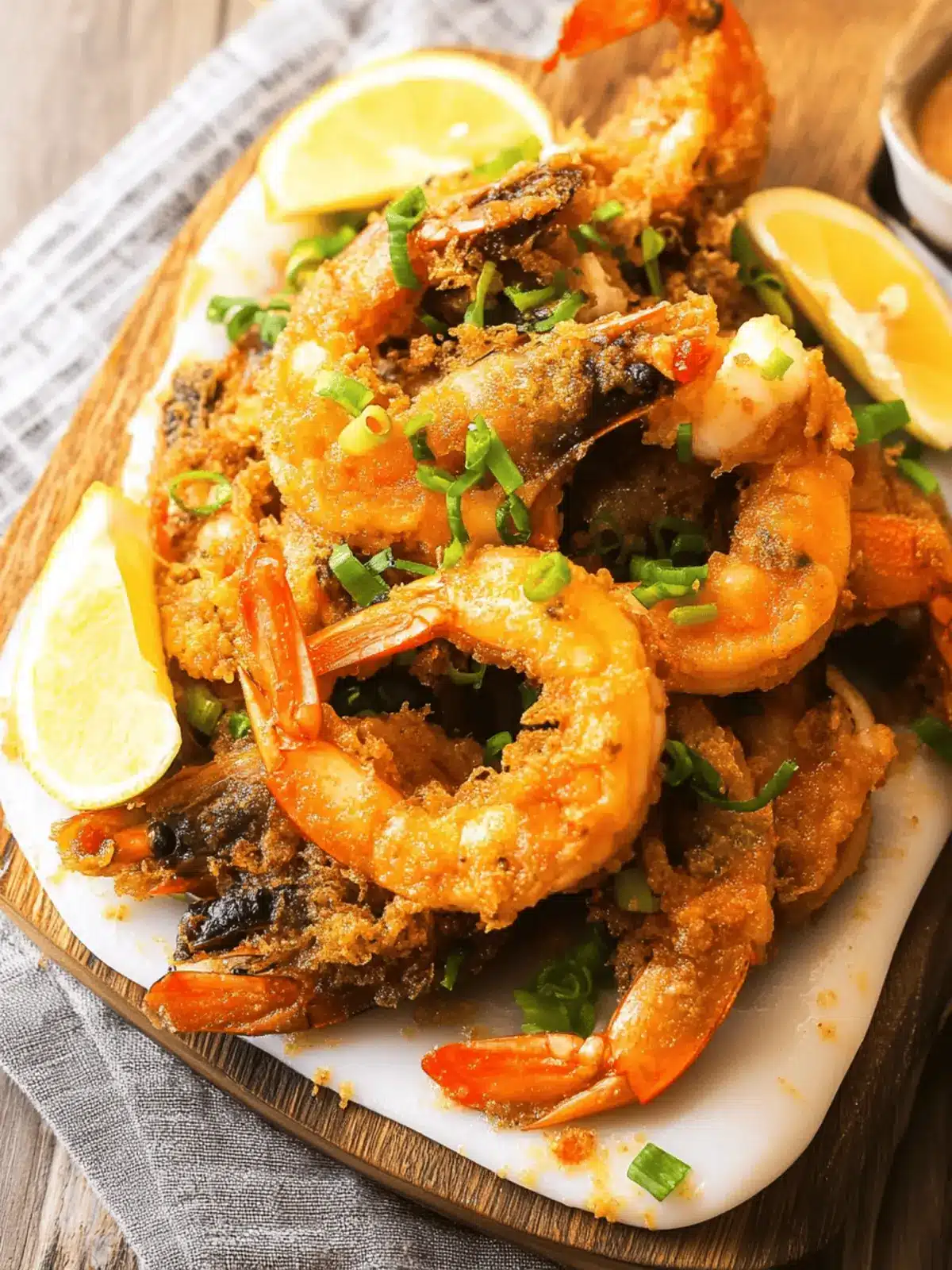 Salted Egg Yolk Prawns