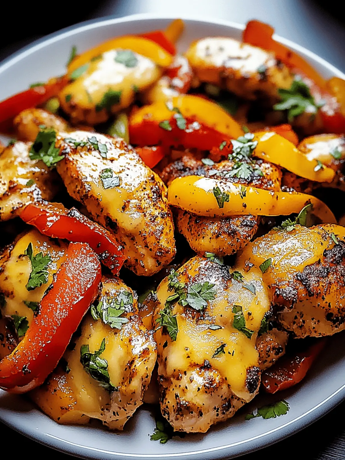 Cajun Chicken with Bell Peppers