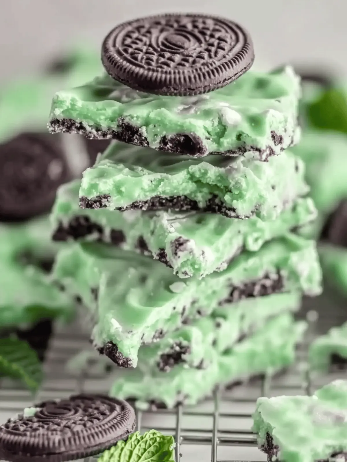 Mint Oreo Bark